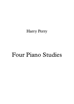 Four Piano Studies: Book 1
