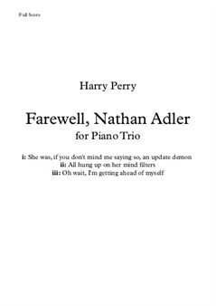 Farewell, Nathan Adler